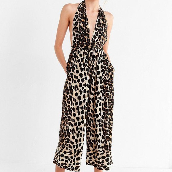 Urban Outfitters Pants - NWT Urban Outfitters Raven Halter Jumpsuit